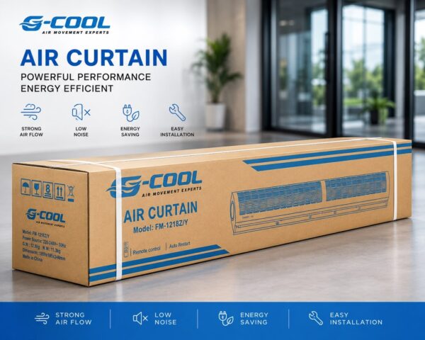 G-COOL CROSS FLOW AIR CURTAIN WHITE