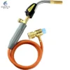 Propane Torch with Blow Torch Head Compatible with Propane or Mapp Gas for Soldering (WT-9)